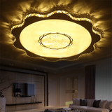 宏吉时尚现代LED水晶吸顶灯个性创意太阳花简约客厅餐厅卧室工程