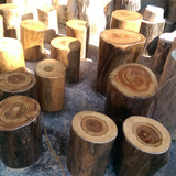 香樟木墩天然樟木随形木墩木块木条实木原木坐墩根雕配件油漆工艺