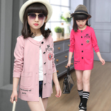 童装女童2016春装新款韩版中大童女装女孩上衣长袖儿童休闲外套潮