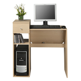 新品简易一体机电脑桌 台式桌家用学习桌带抽屉 长79宽40高80cm