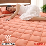 发热天鹅绒床垫床褥双人1.8米2米榻榻米床加厚学生保暖垫被床垫