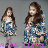 正品代购新款冬装儿童韩国棉服儿童棉衣袄女童加厚棉衣外套中长款