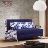 沙发床1.5米1.2米双人单人日式沙发折叠布艺可拆洗小户型功能沙发