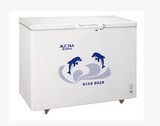 全新正品澳柯玛冰柜冷柜冷冻冷藏卧式商用390升大容量鱼肉海鲜