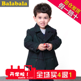 巴拉巴拉童装男童呢子衣幼童宝宝上衣2015儿童冬装新款外套1-3岁