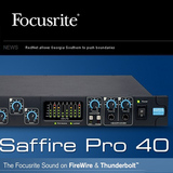 Focusrite Saffire Pro 40 I/O 机架式火线音频接口/声卡