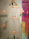 代购丽丽Lily2016年夏季新款纯色甜美纱网勾花连衣裙116230C7623