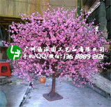仿真桃花树春节大型装饰花树假花可定制不同尺寸榕树椰子树装饰树