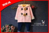 童装2015冬季新款加绒加厚棒球服儿童中大童韩版长袖上衣女童外套