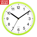 汉时钟表 挂钟客厅静音石英钟10寸电子时钟卧室数字简约时尚HW25