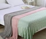 瑞吉娜出品 床上用品 15新品竹纤维毯子 恬雅竹纤维提花毯