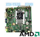 充新AMD E240工控游戏机一体机Mini-Itx主板 12V输入CS工业计算机