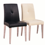 简约现代欧式餐椅新款不锈钢皮艺椅餐厅酒店咖啡餐桌椅组合餐椅
