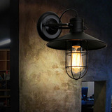 Loft复古工业风壁灯 北欧美式酒吧咖啡店玄关阳台户外卧室装饰灯