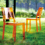 透明椅子 时尚简约餐椅 水晶椅设计师椅 会客椅 亚克力椅 休闲椅