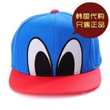 韩国正品 进口代购 PANCOAT 2012新款 大眼睛拼色情侣棒球帽帽子