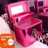 日本购化妆包韩国3CE多层收纳包女手提折叠高档化妆箱专业大容量