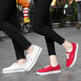 平跟新款白色帆布鞋女春夏韩版经典低帮板鞋休闲鞋学生布鞋情侣鞋