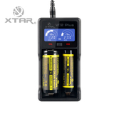 XTAR爱克斯达VC2Plus 18650充电器 强光手电锂电池USB充电器