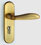 【名门】静音门锁 黄古铜MF0859 简欧室内房门锁 机械卧室执手锁