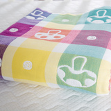 新 六层蘑菇纱布 纯棉纱布 六层提花纱布 睡袋 盖毯 空调被布料