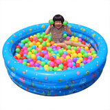 盈泰三环充气儿童海洋球池宝宝游泳池 波波球池婴儿戏水池玩具