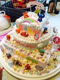 上海生日蛋糕 儿童周岁宝宝满月双满月蛋糕 百日庆典卡通情景蛋糕