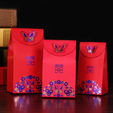 批发喜糖盒子创意立体蝴蝶喜糖盒婚庆用品结婚糖盒纸盒中式喜糖袋