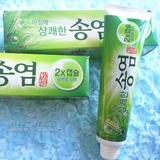 韩国本土原装进口正品太平洋爱茉莉松盐牙膏 牙龈保护美白 140克