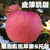 山东烟台栖霞水果苹果新鲜红富士山地种植比洛川阿克苏冰糖心好吃