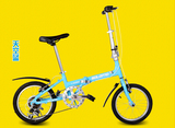 正品德国SOLOMO索罗门自行车灵动 铝合金车架 折叠自行车14寸6速