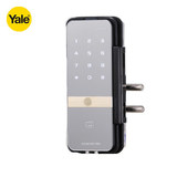 Yale耶鲁YDG313玻璃门锁密码锁刷卡锁单开门双开门电子锁办公锁