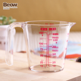 贝奥带刻度透明塑料量杯 计量杯 厨房称量 烘焙工具多种毫升可选