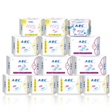 【天猫超市】ABC卫生巾 日用+夜用带护垫迷你巾组合13包大包装