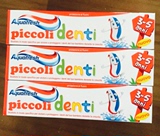 现货，意大利原装AQUAFRESH儿童牙膏，适合3-5岁