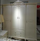 正品法式茉莉花香61#06四门衣柜 进口橡木雕刻 卧室结婚欧式家具