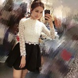 2016春季新款单件女子裙子衣服女裙女装女士修身气质韩版连衣裙
