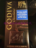 预订 加拿大代购 高迪瓦Godiva歌帝梵 85%黑巧克力 排块100G