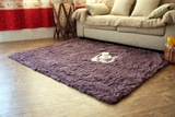 简约欧式丝毛地毯床边床头客厅茶几垫长方形卧室满铺房间纯色