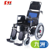 舒适康高靠背电动轮椅SLD5-B老年人残疾人代步车轻便折叠半躺全躺