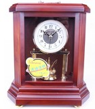 天王星座钟【WT002】客厅中式实木创意静音座钟  摆动立座钟 包邮