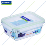 Glasslock韩国进口钢化玻璃长方形保鲜盒微波炉烤箱专用970ml