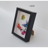 定制批发永生花相框立体画框真蝴蝶昆虫标本框(内高3厘米）包邮