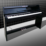 漆多功能智能电子数码钢琴电钢琴摩音88键重锤配重键盘木纹光亮烤