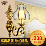 阿莱汀欧式壁灯美式全铜壁灯客厅卧室餐厅壁灯床头灯过道壁灯9106