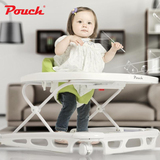 Pouch多功能婴儿U型学步车正品宝宝儿童学步车防侧翻可折叠助步车