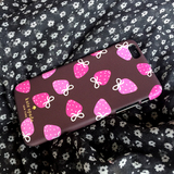 kate spade日韩草莓手机壳套iphone6 6plus 5s三星S6 EDGE新款6s