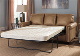 北欧地中海可折叠皮沙发床双人户型新款真皮沙发床两用1.8/1.5米