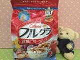 日本进口Calbee/卡乐比营养早餐水果谷物800g冲饮干吃麦片 泰州