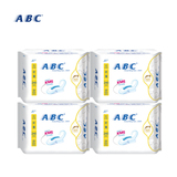 ABC卫生巾纤薄棉柔排湿表层 天然纯棉日用共4包32片